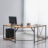 Computer Desk Office Study Workstation Metal Legs Home Corner Table Stand MDF