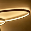 Modern Oval Planet Chandelier Light LED Ceiling Lights Dining Living Room Decor