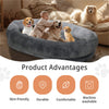 Human Sized Dog Pet Bed Removable Cover For Washing Anti Allergy Warm Fleece Bed