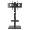 Swivel Floor TV Stand with Mount for Most 32-65 inch Flat Screen Corner Bracket