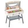Kids Barbecue Grill Playset Wooden Kitchen Playset Pretend Toy BBQ Set