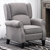 High Back Recliner Armchair Fabric Queen Anne Tub Lounge Cinemo Chair