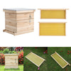 Langstroth/UK Beehive Box Wooden Bee Hive Frames Beekeeping Honey Brood Box Kit