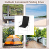 Camping Chair Folding Lightweight Picnic Garden Fishing Patio Chair with Armrest