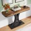 Tribesigns Industrial Console Table, 100 cm Narrow Entryway Foyer Table,Rustic