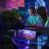 Gaming Chair with RGB LED illuminat Ergonomic Computer Chair Swivel Office Chair