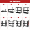 3 Tier Heavy Garage Workshop Tool Storage Trolley Cart Dolly 150kg mechanic diy