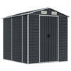 Garden Shed Anthracite 191x215x198 cm Galvanised Steel