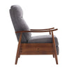 Modern Wooden Frame Recliner Single Sofa Napping Chair Fireside Bedroom Lounger