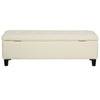 Rectangle Ottoman Stool Chair Soft Bench Storage Box Chest Blanket/Toy Container