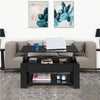 Lift Top Coffee Table, Lifting Tabletop Center Table with Hidden Storage, Black