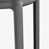 Set of 6 Sherpa Fleece Stools Kitchen Dining Chairs Living Room Stools Sets Grey