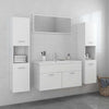 Bathroom Furniture Set White Engineered Wood vidaXL