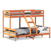 Bunk Bed, 90 x 200/140 x 200 , Waxy Brown, Pine R8D8