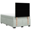 Box Spring Bed with Grey 120x200 Q3I3