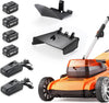 LawnMaster 48V 46cm Cordless Lawnmower with Spare Set of MX 24V 4.0Ah Batteries