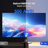 Smart Mini Projector with WiFi and Bluetooth 4K Video Portable Ceiling Projector