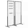 2' x 5.6' Grid Wall Panels Tower 2 Packs Wire Gridwall Display Racks