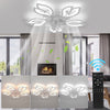 LED Ceiling Fan Light Dimmable Chandelier Living Room Lamp W/ Remote Control HOT