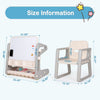 Kids Activity Center, Drawing Writing Table & Chair Set 3 In 1 Basketball Hoop