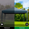 3x3m Pop Up Gazebo Heavy Duty Waterproof Commercial Grade Marketstall w/4 Sides