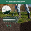 53CM Garden Manual Lawn Aerator Rolling Aerator Lawn Tool Push Grass Aeration