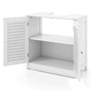 Under Sink Cabinet Freestanding Bathroom Vanity Cabinet w/ 2 Shutter Doors