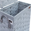 Slimline Laundry Linen Basket Bin Bathroom Storage Hamper Basket With Lid