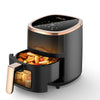 5L Clear-View Air Fryer Oven Touchscreen Multi-Function & Compact Design Black