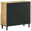 Gecheer Side Cabinet 80x33x75 Solid Wood W9H8