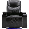 Electric Pu Leather Recliner Chair W/ USB Charge Port Sofa Gaming Home Armchair