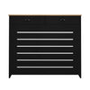 Black Radiator Cover Cabinet Traditional Modern MDF Wood Horizontal Shelf Medium