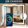 Hollywood Mirror High Definition Bluetooth Speaker LED Bulbs w/10x Totdsvvpnjxbv