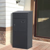 Large 3FT Tall Parcel Box Lockable Package Delivery Letter Post Storage Drop Box