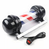 20'' Barber Pole Rotating Light Hair Salon Sign Red White Blue LED Lamp Outdoor