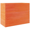 Garden Planter Wax Brown 90x40x68.5 Solid Wood Pine B3C8