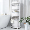 Rolling Laundry Sorter Cart Washing Basket Clothes Hamper Storage Bin On Wheels