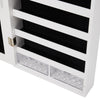 Wooden Wall Mounted Multi-Layer Shelf Jewelry Storage Cabinet, 370mm x 1100 mm