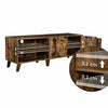 Vintage Retro Tv Cabinet Stand Media Storage Unit Rustic Style Furniture 2 Doors