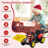12V Kids Ride on Excavator Electric Loader Digger Construction Vehicle Toy Car