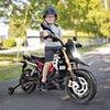 Kids Electric Motorcycle 12V Battery Powered Motorbike Training Wheels LED Light