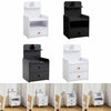 White Bedside Table Nightstand Sofa End Side Table Cabinet w/Drawer Shelf
