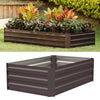 120x90cm Raised Bed Garden Vegetable Herb Planter Flower Trough Grow Box Outdoor