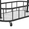 Rolling Coat Rack & Basket Storage Metal Hall Tree Hallway Clothes Stand Trolley