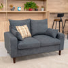 Panana Linen Fabric Sofa 1, 2 or 3 Seater Modern Couch Suite Set ottoman
