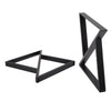 2PCS Industrial Metal Table Legs Stand Feet Desk Bench Bases Cross X Shape Frame