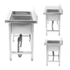 Commercial Sink Stainless Steel Catering Kitchen Single/Double Bowl Unit Drainer