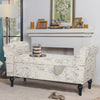 Bedding Blanket Storage Ottoman Couch Bench Bedroom Side Stool Window Sitting