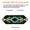 Bicycle Tail Light Rechargeable Smart Remote Control Turn Signal Warning Lamp