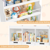Children Toy Storage Cabinet Large Shelves Drawers Organiser White MDF Kids Room